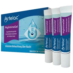 Artelac Nighttime Gel Augengel - Augenbefeuchtung zur Nacht 3X10 g Augengel