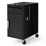 onlyfire Grill Beistellschrank für Weber Genesis 2022, Mobiler Gasgrill Seitenschrank mit Gewürzschublade, Küchenrollenhalter & Rollen, Outdoorküche Erweiterung für Genesis S/E/EX/EPX 325 335 425 435