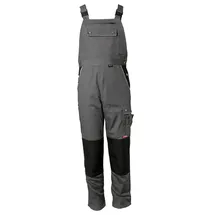 Planam Latzhose Canvas 320 Gr. 29 grau/schwarz