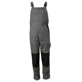 Planam Latzhose Canvas 320 Gr. 29 grau/schwarz