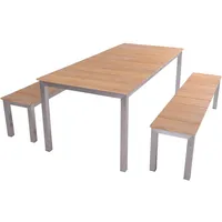 Garden Pleasure Gartenmöbel-Set Dallas 3-teilig Teak FSC®