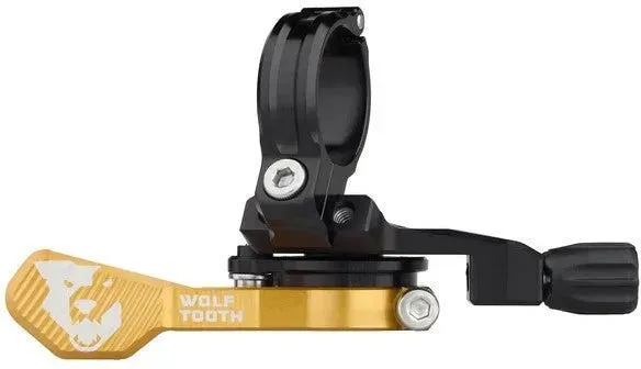 WOLFTOOTH ReMote Pro Hebel für Vario Sattelstützen, Schelle Gold Modell 2024