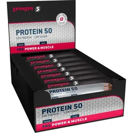 Sponser Proteinriegel Schokolade Riegel 25 x 50 g