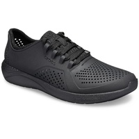 Crocs 206011 Unisex-Kinder Sneaker, Black/Black, 33 EU / 33/34 EU