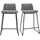 miliboo Barhocker H65 cm grau gepolstert