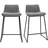 miliboo Barhocker H65 cm grau gepolstert