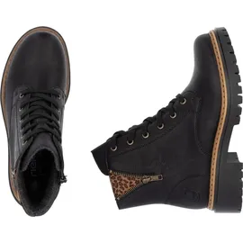 Rieker Schnürstiefeletten in Schwarz | Gr.: 40
