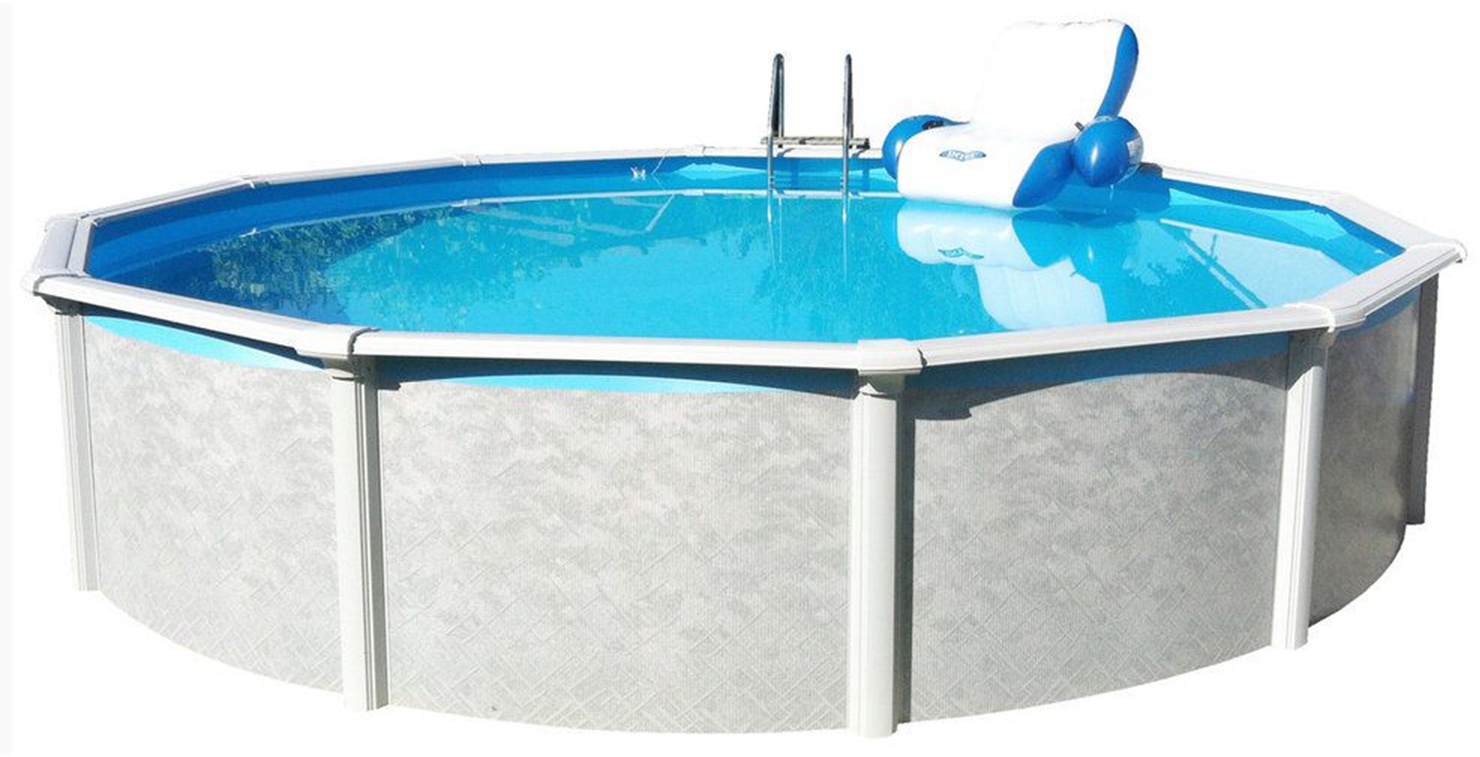 Steinbach Stahlwand Swimming Pool Set "Grande rund",,Ø 640 x 135 cm