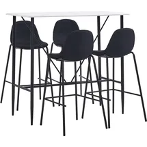 vidaXL 5-tlg. Bar-Set 5 x 5 cm Schwarz