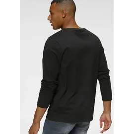 Bruno Banani Langarmshirt in schwarz | Gr.: XXL