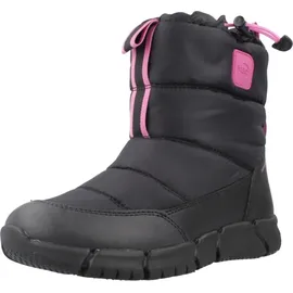 GEOX Schneestiefel Schwarz/Fluo Fuchsia 31