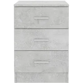 vidaXL Nachttisch Betongrau 38x35x56 cm Holzwerkstoff