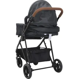 vidaXL Ifigania 2-in-1 Grau/Schwarz
