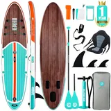 Niphean Stand up Paddle Board for Adults with SUP Zubehör, 320cm Haltbar Inflatable Paddle Boards for Adults Aller Fähigkeitsniveaus, Sup Board, Stand up Paddling Board mit Sitz, Paddleboard