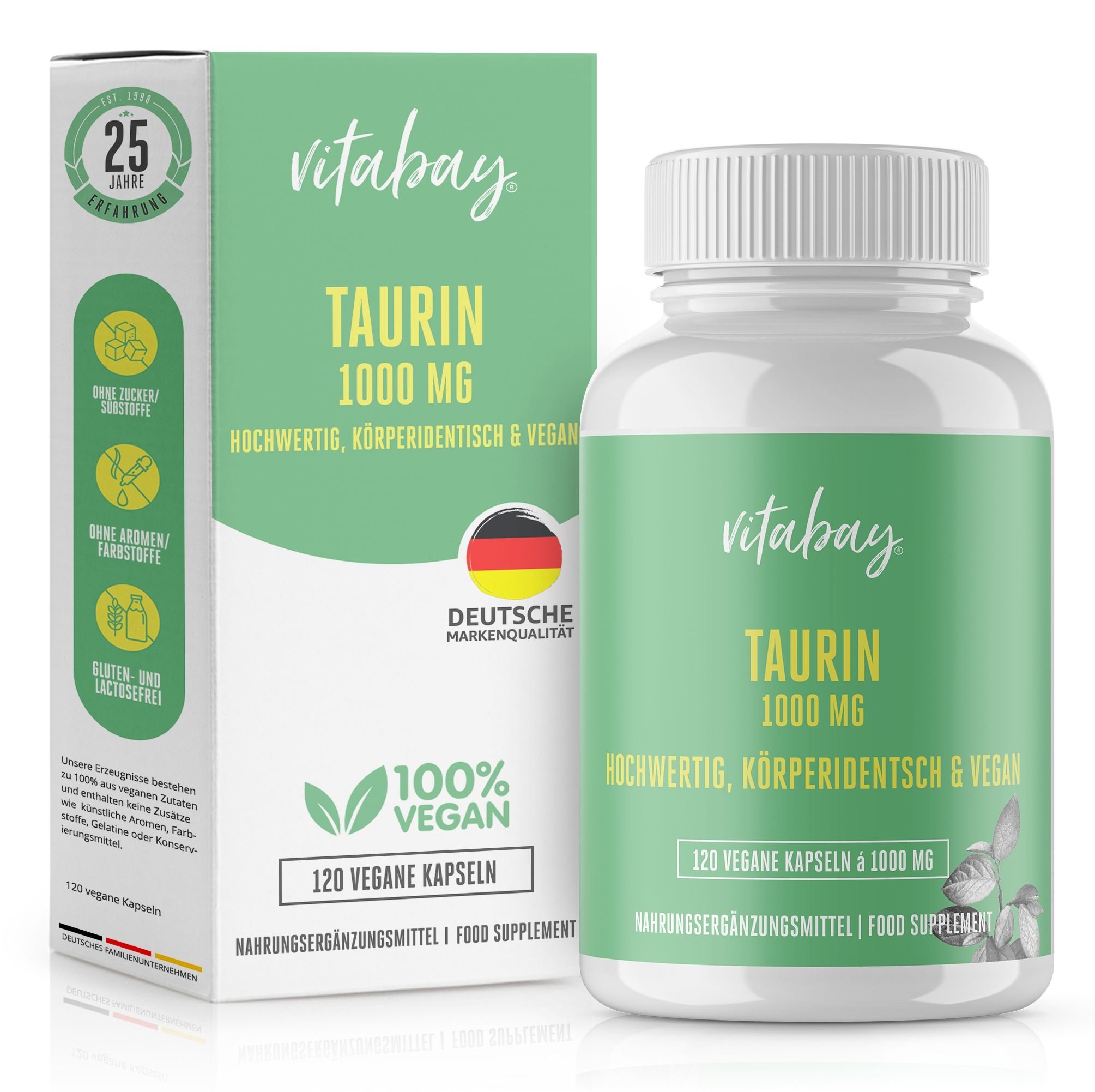 Vitabay Taurin 1000 mg Kapseln 120 St