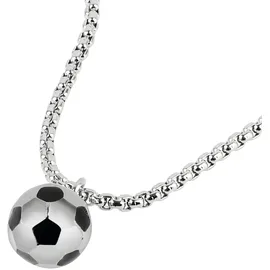 Tom Tailor Halskette 2101401 Fußball-Anhänger schwarz / Edelstahl
