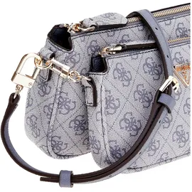 GUESS Noelle Ii Dbl Pouch Umhängetasche - Slate Logo - One Size