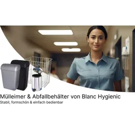 Blanc HYGIENIC Badezimmer Abfallbehälter 12 l Weiß