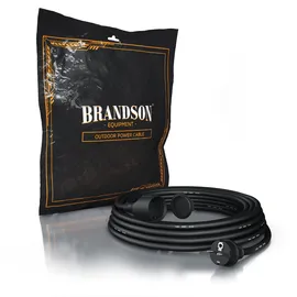 Brandson Outdoor-Verlängerungskabel mit Schuko IP44 40 m