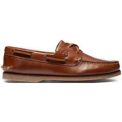 Bootsschuh TIMBERLAND "CLASSIC BOAT BOAT SHOE", Gr. 40 (7), braun (sahara), Leder, sportlich, Schuhe