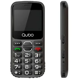 Qubo Mobiltelefon, Dual SIM, Schwarz, Seniorenfreundlich