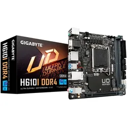 GIGABYTE Mainboard "H610I DDR4", schwarz, B:17cm H:3,5cm T:17cm, Mainboards