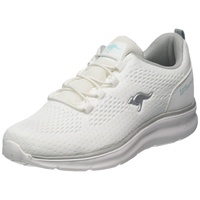 KANGAROOS Damen KJ-Softy Sneaker, White/Vapor Grey, 39 EU