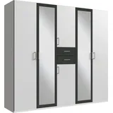 WIMEX Drehtürenschrank Diver 225 x 207 x 58 cm Weiß