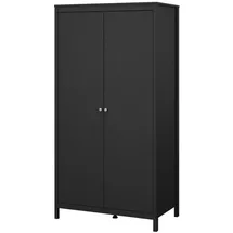 VCM Kleiderschrank Madrid 2-türig 0 x 0 x 0 cm Schwarz