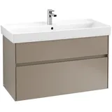 Villeroy & Boch V&B Waschtischunterschrank Collaro 95,4x54,6x44,4cm, WT mittig, taupe