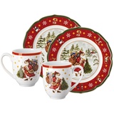 Hutschenreuther Happy Wintertime Red Set 4tlg