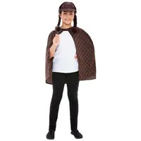 Smiffys Detektiv-Kostüm Kinder braun