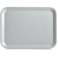 Zeller Tablett grau, (LB 43,50x32,50 cm