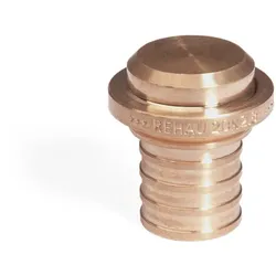 Rehau Blindstopfen RAUTITAN RX+ Rotguss, 20 mm, für Trinkwasser-/Heizung