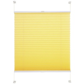 LIEDECO Klemmfix Plissee verspannt 60 x 150 cm gelb