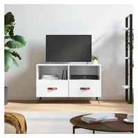 Furnicato TV-Schrank Weiß 80x36x50 cm Holzwerkstoff