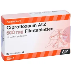 Ciprofloxacin AbZ 500 mg Filmtabletten 20 St