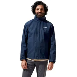 Berghaus Herren RG Alpha 2.0 Wasserdichte Shell Jacke, extra atmungsaktiver, strapazierfähiger, leichter Mantel, Blau, M