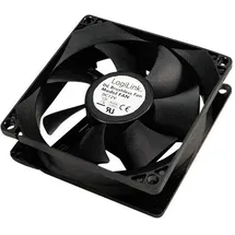 Logilink FAN103 PC-Gehäuse-Lüfter Schwarz (B x H x T) 120 x 120 x 25 mm