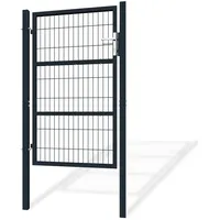 casanoov Gartentor 106 x 166 cm Grau/Metall