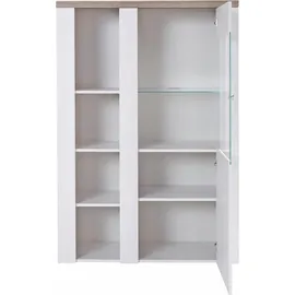 OTTO home Vitrine Larona 100 x 37,1 x 145 cm Weiß