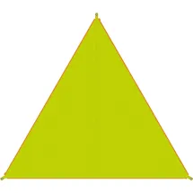 Bent Zip-Canvas Sonnensegel, Limette