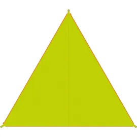 Bent Zip-Canvas Sonnensegel, Limette