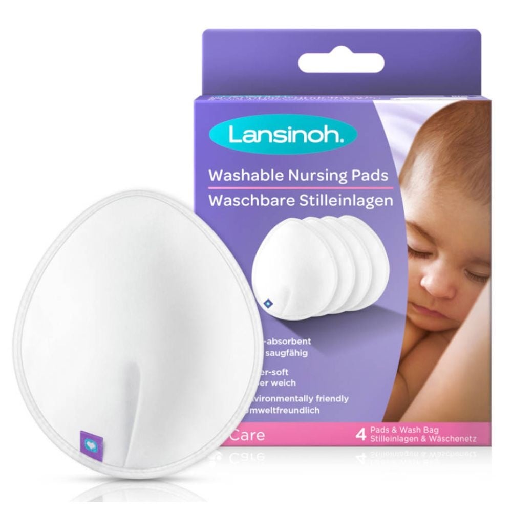 Lansinoh® Coussinets d’allaitement lavables 4 pc(s) Compresses