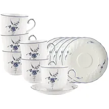 Villeroy & Boch Vieux Luxembourg Frühstückstasse 0,24 l Blau 6 St.