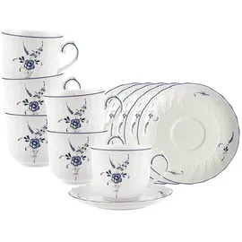 Villeroy & Boch Vieux Luxembourg Frühstückstasse 0,24 l Blau 6 St.