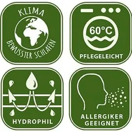 VitaSchlaf Vitaschlaf® MOSCOVY® W3 - LEICHT -SOMMER - WASSERBETTEN - CAMPING Premium Daunendecke 90% Daunen Klasse 1 Germany since 1947 - 135x200cm - Weiß