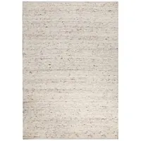 Steffensmeier Handweb Teppich Kos | Wolle (Schurwolle), Natur Dunkel, handgewebt, Größe: 240x340 cm Wohnzimmer und Schlafzimmer