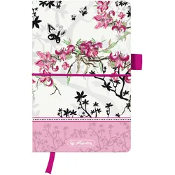 Herlitz Notizbuch Fashion A5 96 Blatt lin. Ladylike,Leseband,Faltt.my.book