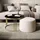 lookway LORI Beige Metall 70 x 49 x 70 cm
